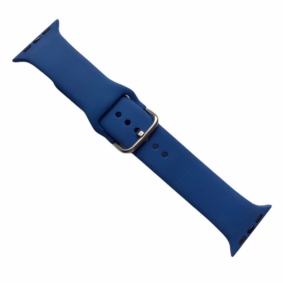 5/$20 NEW Blue Silicone Sport Band Apple Watch 44/45/49 mm M/L - Picture 2 of 9